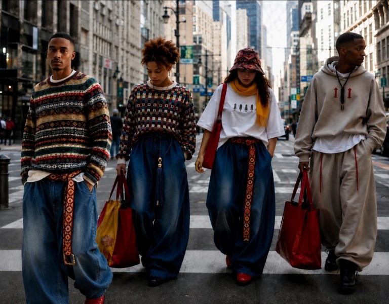 No rules about who should wear what. Just people choosing what feels right.